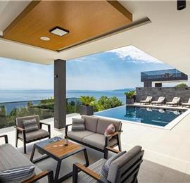 3 bedroom villa with infinity pool in Opatija, sleeps 6